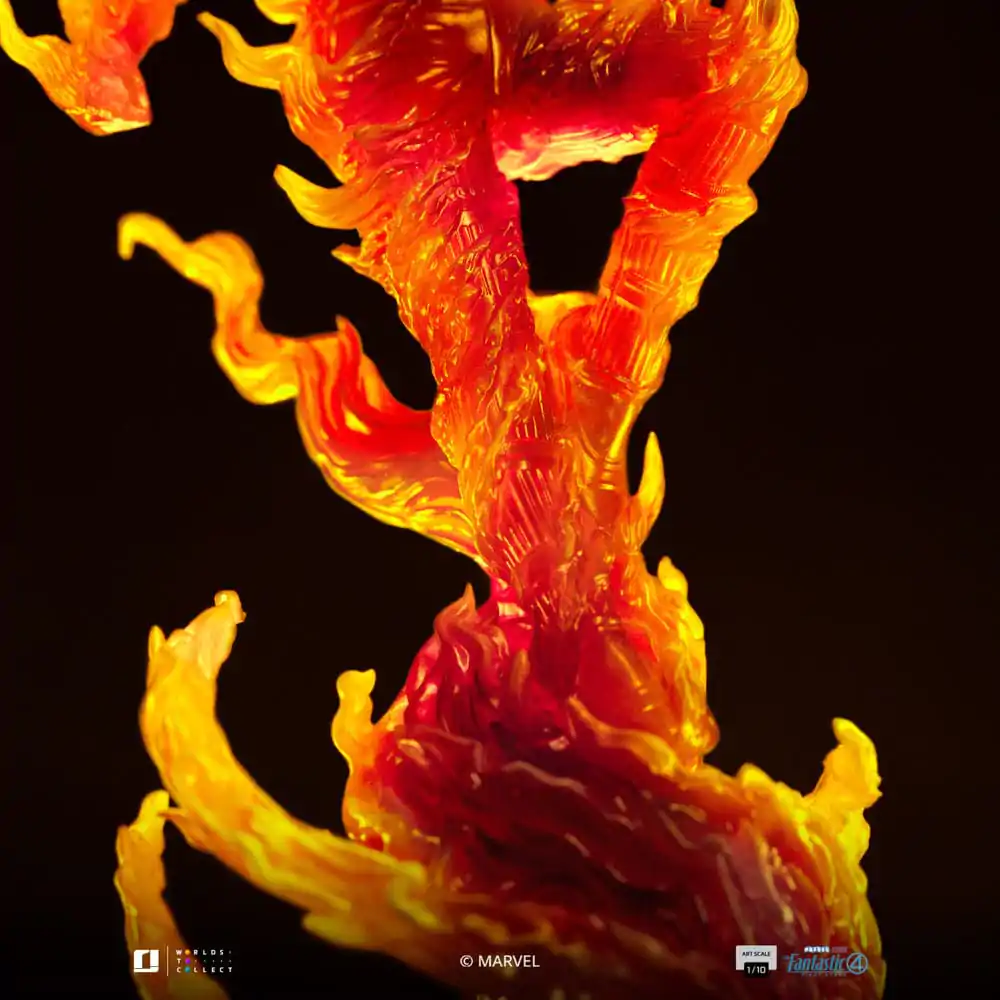 Fantastic Four Art Scale Statue 1/10 Human Torch 30 cm Produktfoto