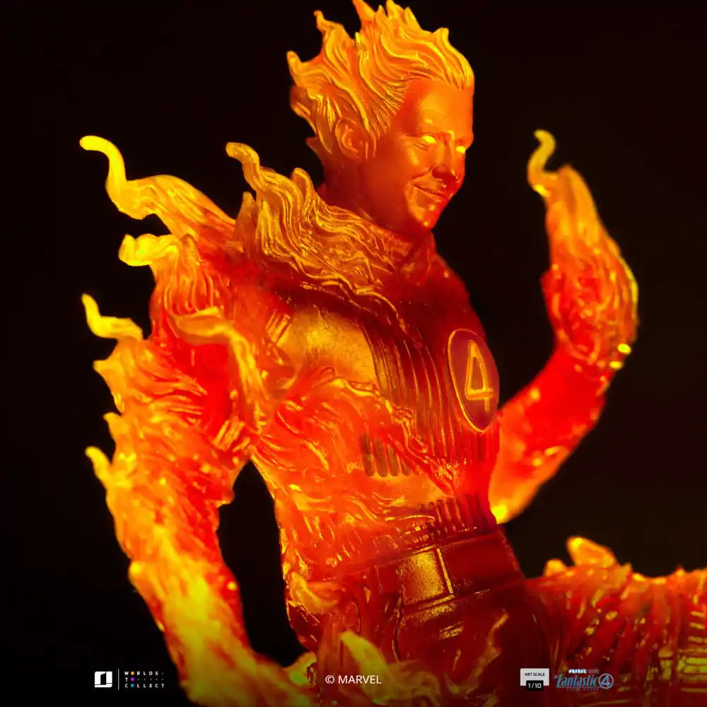 Fantastic Four Art Scale Statue 1/10 Human Torch 30 cm Produktfoto