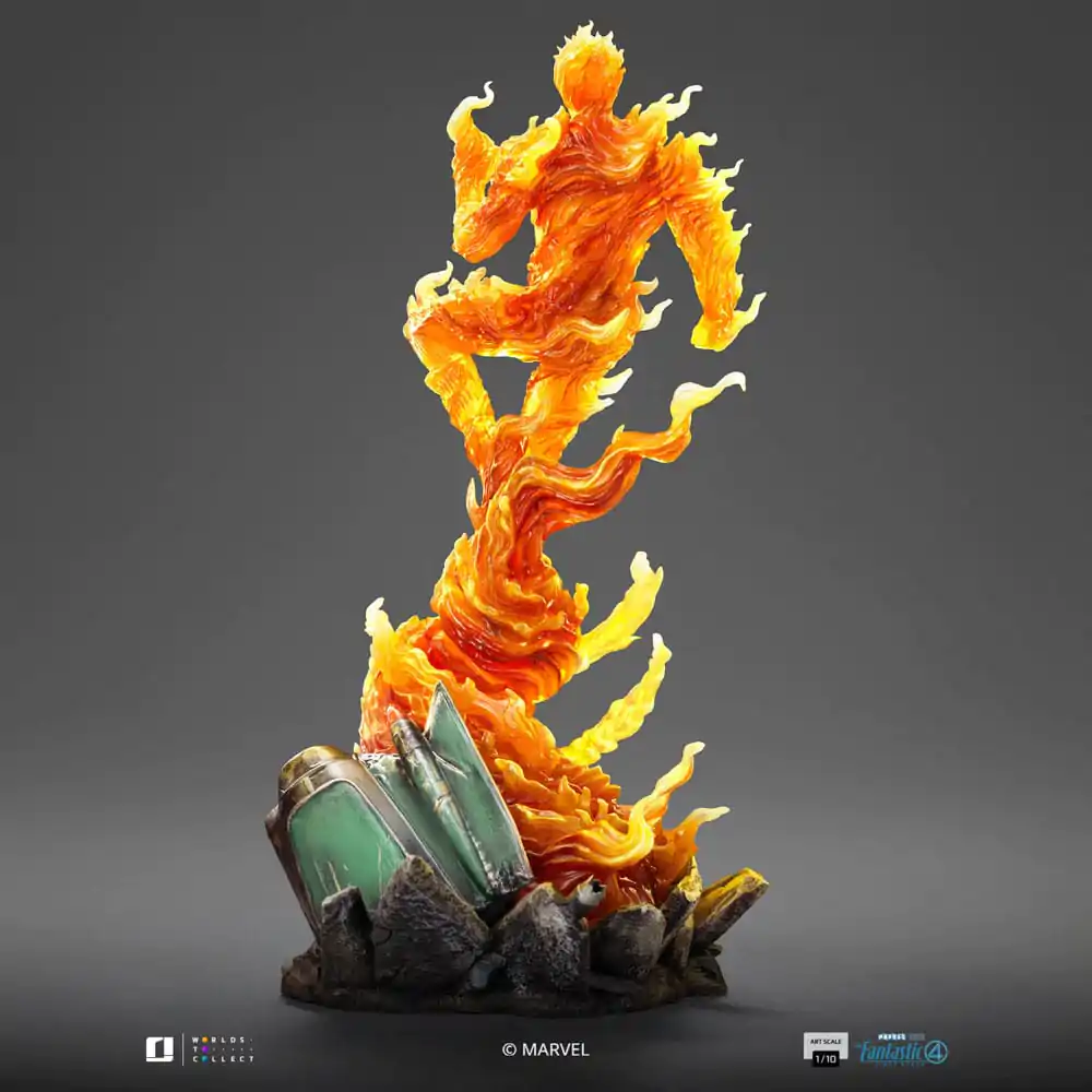 Fantastic Four Art Scale Statue 1/10 Human Torch 30 cm Produktfoto