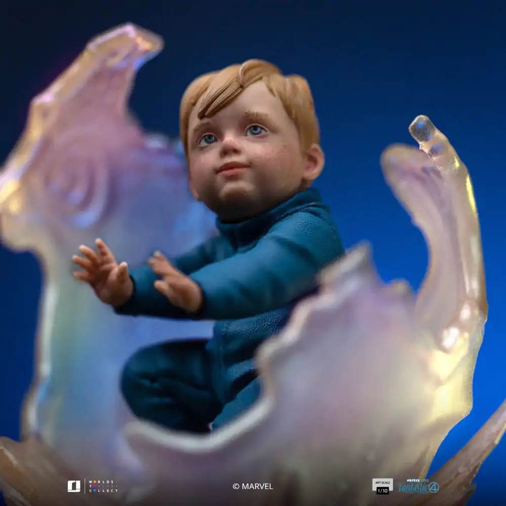 Fantastic Four Art Scale Statue 1/10 Invisible Woman and Franklin 28 cm Produktfoto