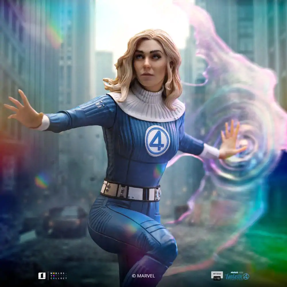 Fantastic Four Art Scale Statue 1/10 Invisible Woman and Franklin 28 cm Produktfoto