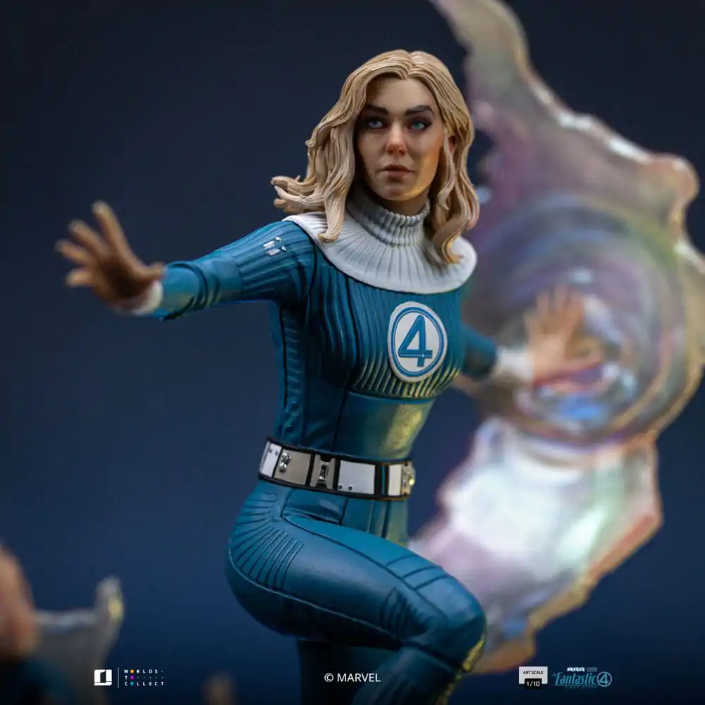 Fantastic Four Art Scale Statue 1/10 Invisible Woman and Franklin 28 cm Produktfoto