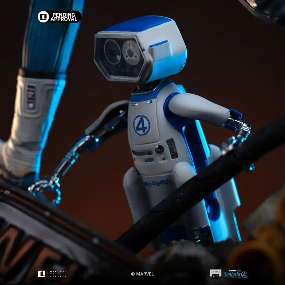 Fantastic Four Art Scale Statue 1/10 Mr. Fantastic and H.E.R.B.I.E. 26 cm Produktfoto