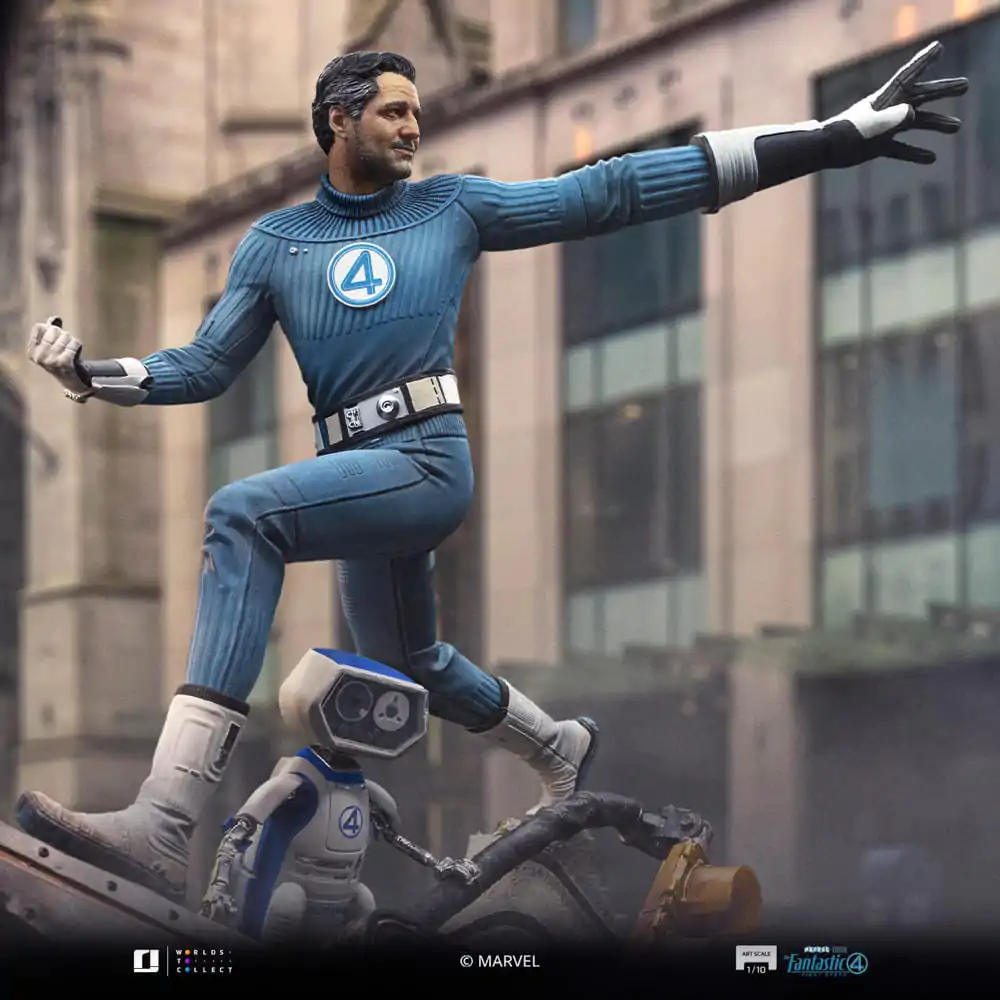 Fantastic Four Art Scale Statue 1/10 Mr. Fantastic and H.E.R.B.I.E. 26 cm Produktfoto