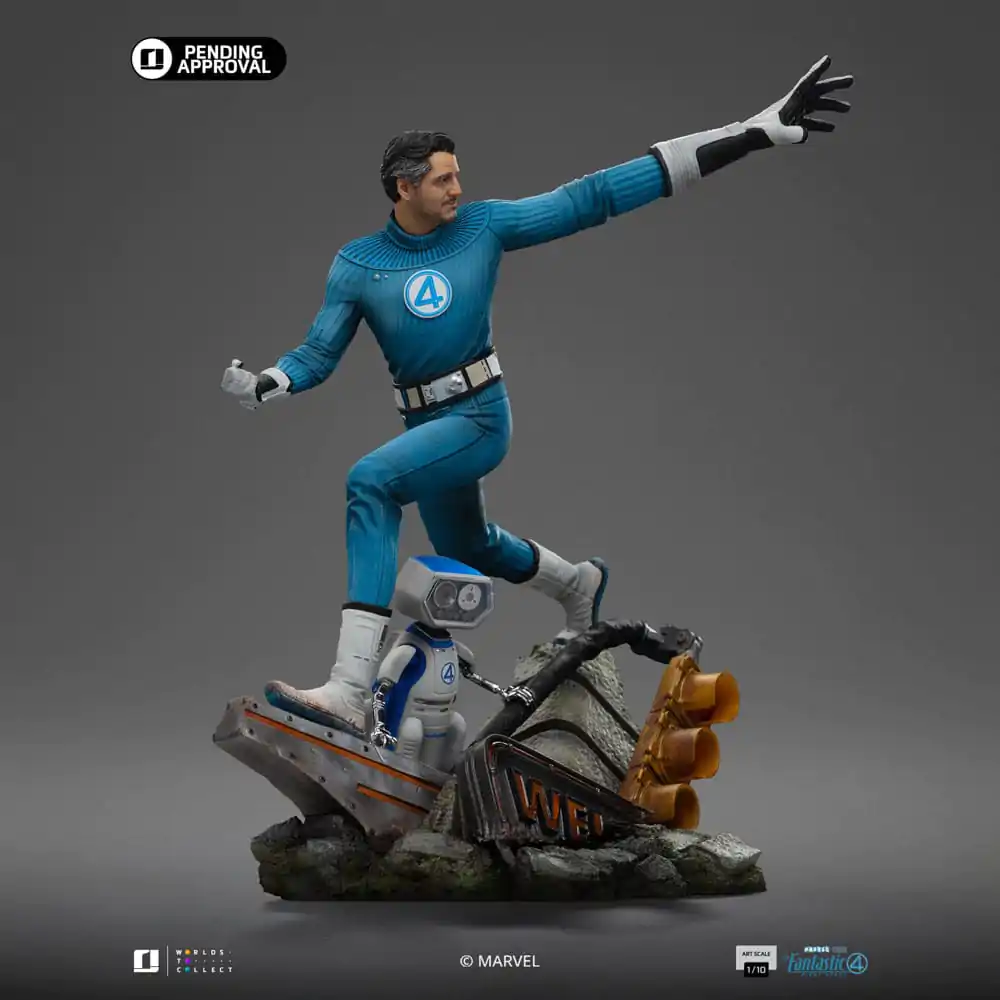 Fantastic Four Art Scale Statue 1/10 Mr. Fantastic and H.E.R.B.I.E. 26 cm Produktfoto