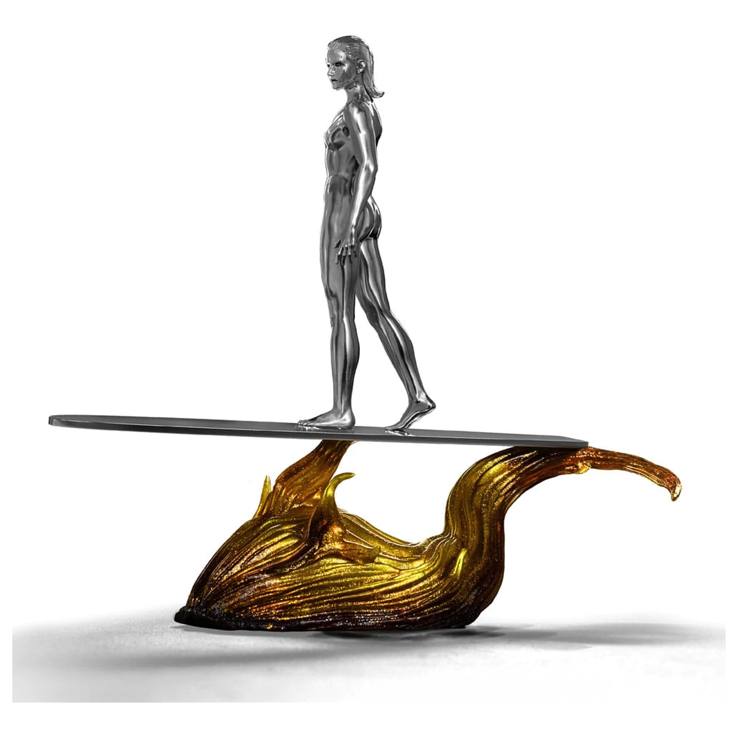 Fantastic Four Art Scale Statue 1/10 Silver Surfer 27 Zentimeter Produktfoto