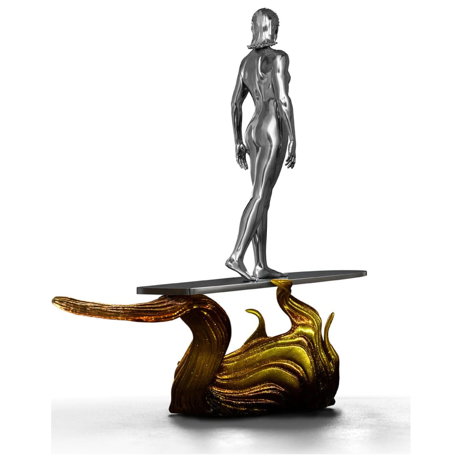Fantastic Four Art Scale Statue 1/10 Silver Surfer 27 Zentimeter Produktfoto