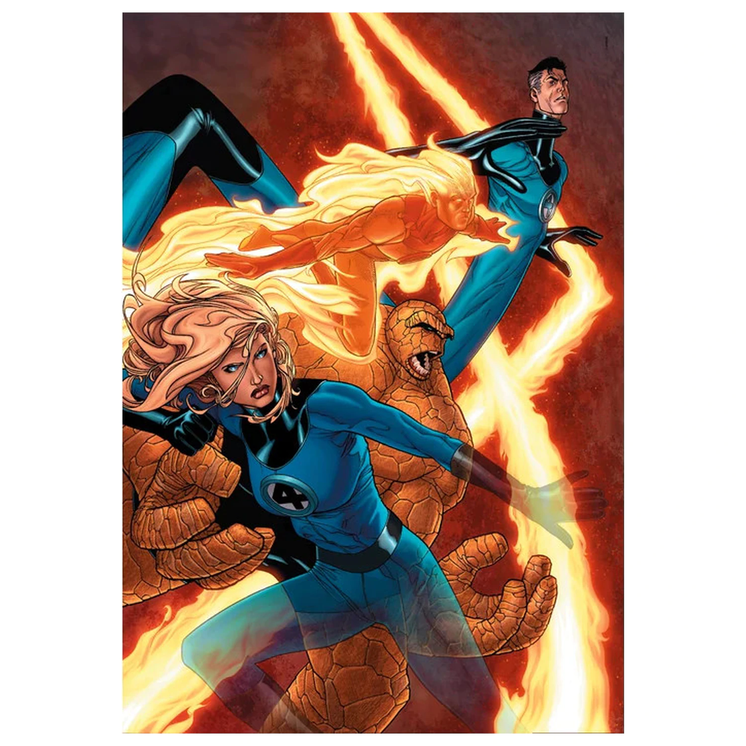 Fantastic Four Flame 500-Teile Kompakt Puzzle Produktfoto