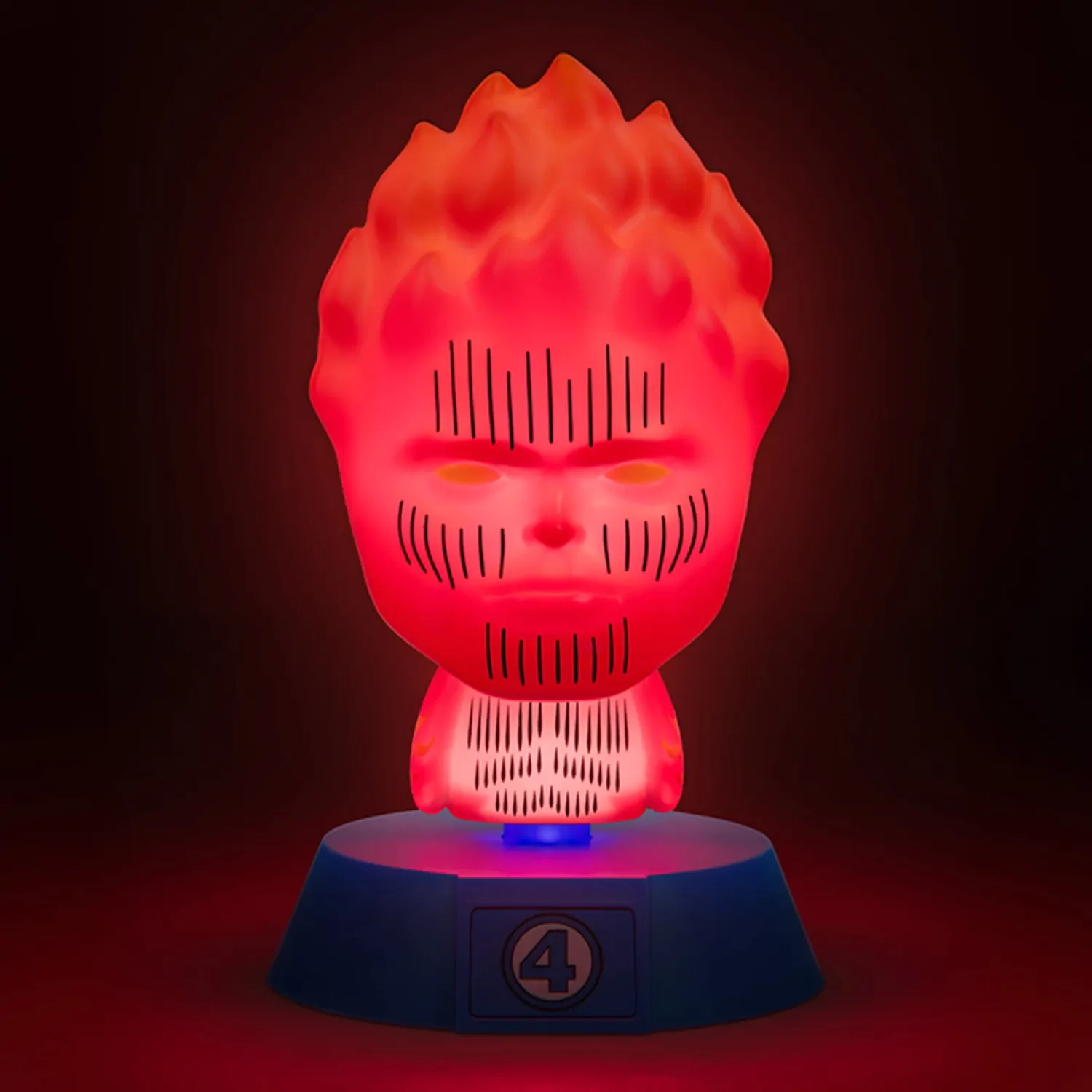 Fantastic Four Icons Light Human Torch 11 cm Produktfoto
