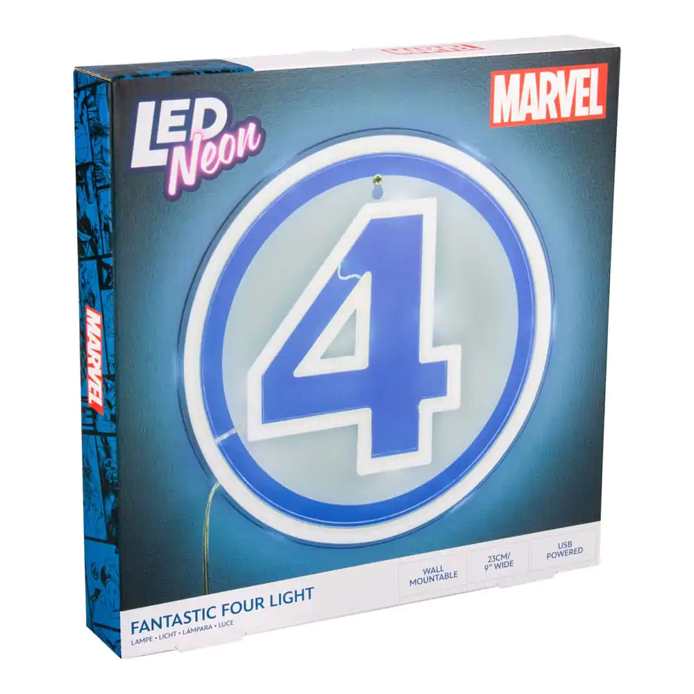 Fantastic Four LED Wandleuchte Leuchte Logo Neon Produktfoto