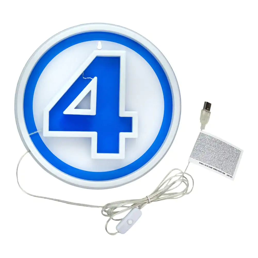 Fantastic Four LED Wandleuchte Leuchte Logo Neon Produktfoto