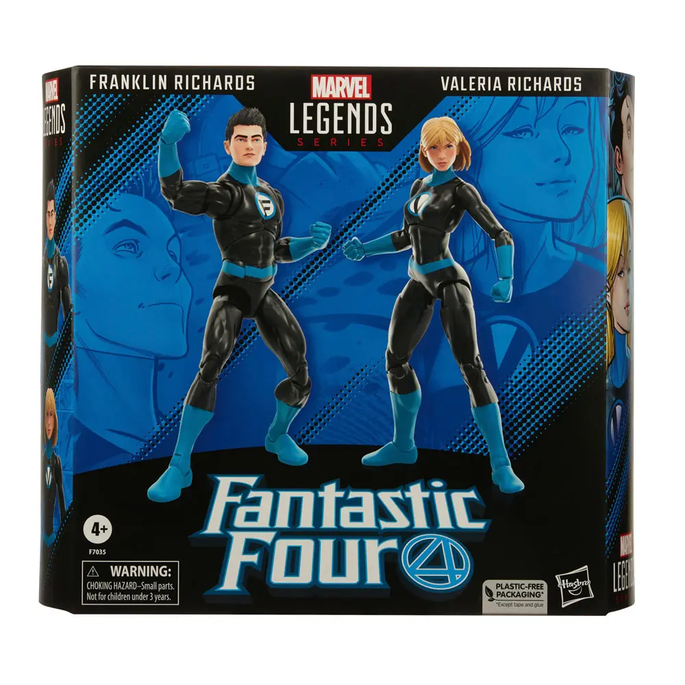 Fantastic Four Marvel Legends Actionfiguren 2er-Pack Franklin Richards und Valeria Richards 15 cm Produktfoto