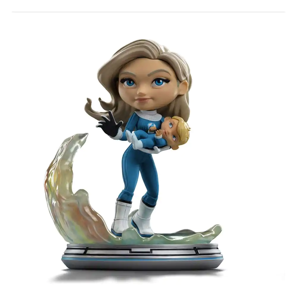 Fantastic Four Mini Co. PVC-Figur Invisible Woman und Franklin 15 cm Produktfoto