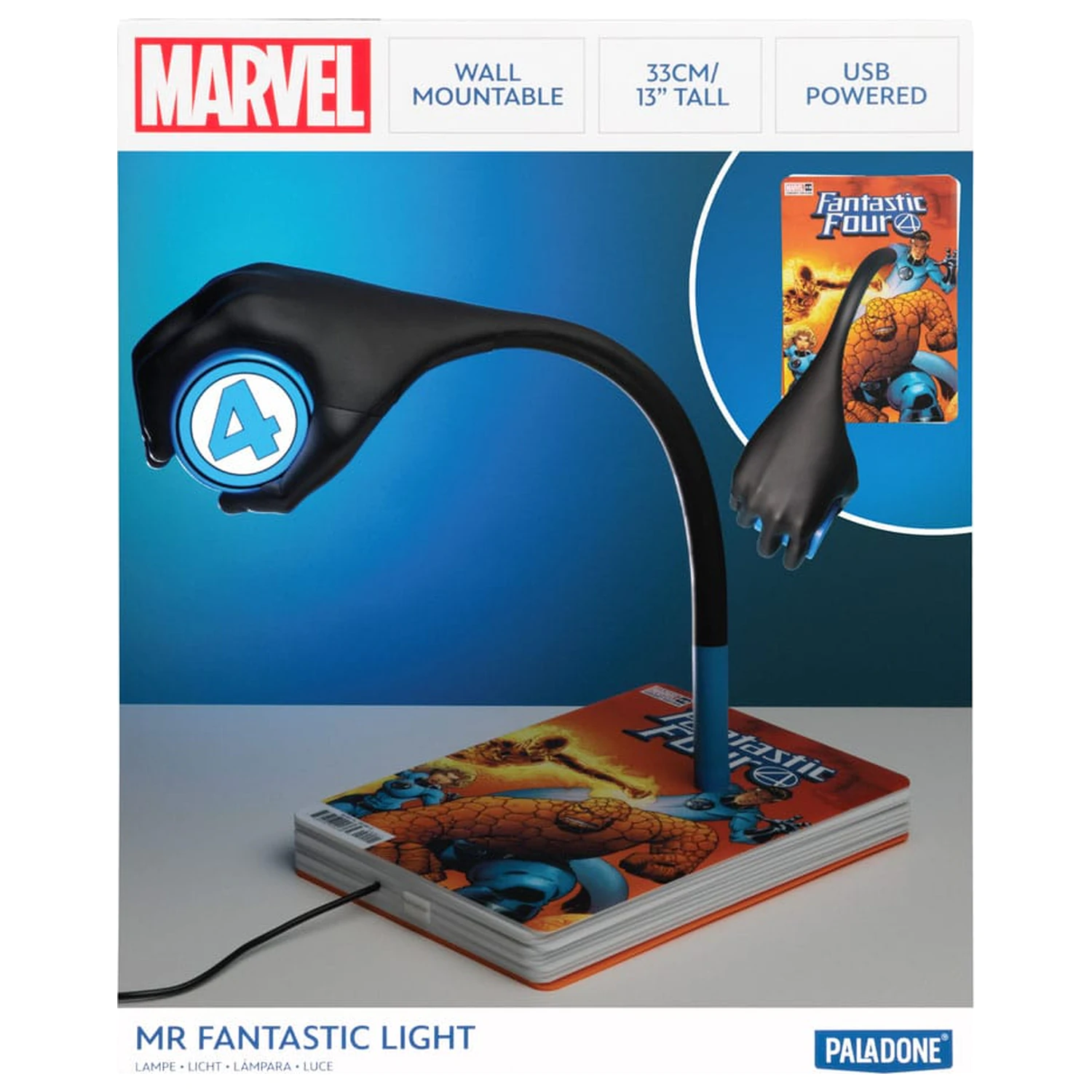 Fantastic Four biegbare Schreibtischlampe Mr Fantastic 32 cm Produktfoto