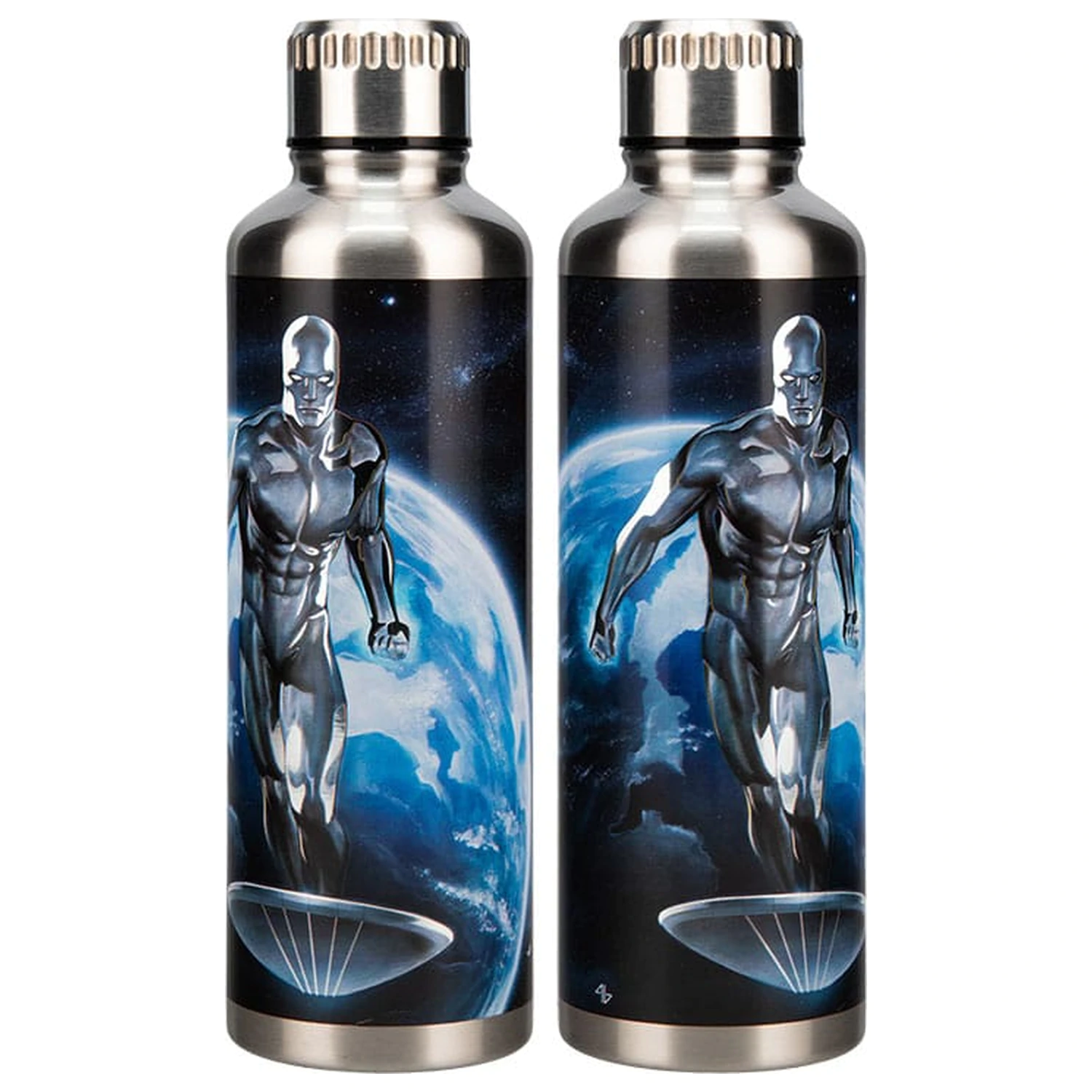 Fantastic Four Metall Wasserflasche Silver Surfer Produktfoto