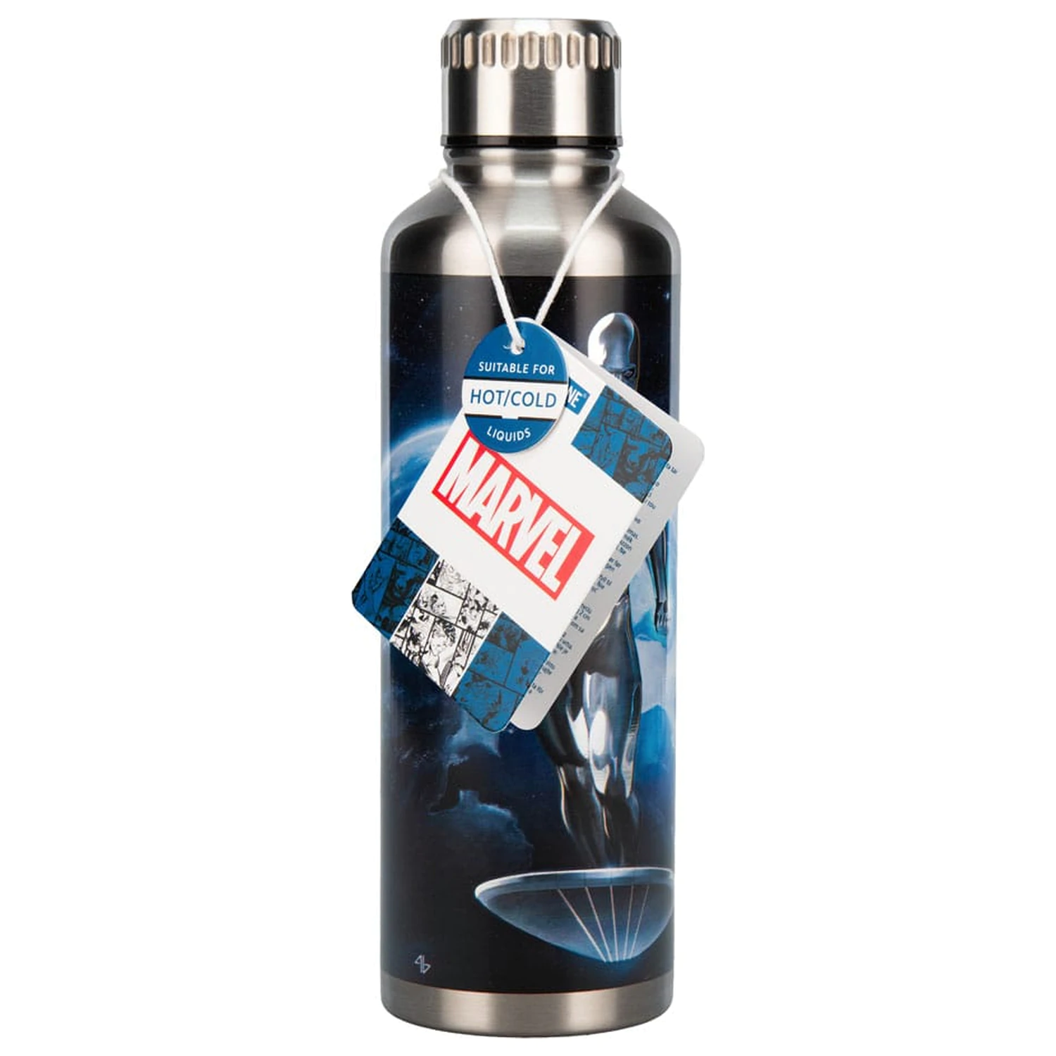 Fantastic Four Metall Wasserflasche Silver Surfer Produktfoto