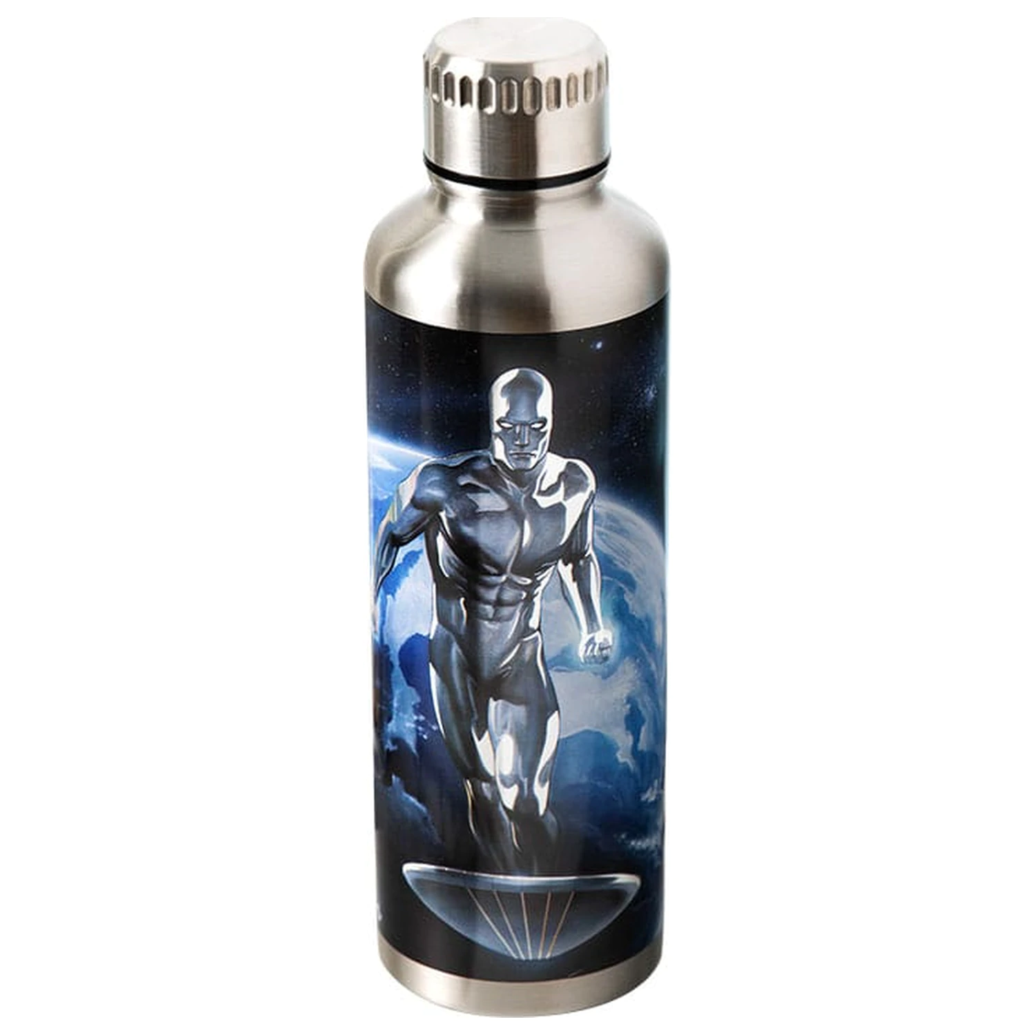 Fantastic Four Metall Wasserflasche Silver Surfer Produktfoto