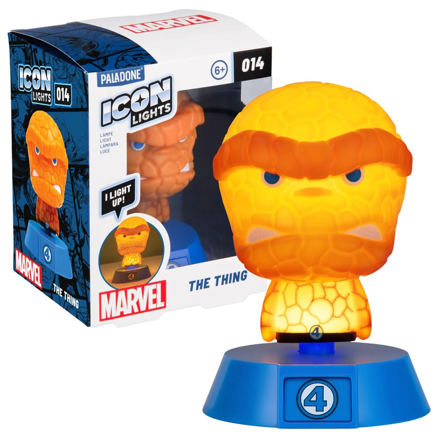 Fantastic Four Icons Leuchtfigur The Thing 11 cm Produktfoto