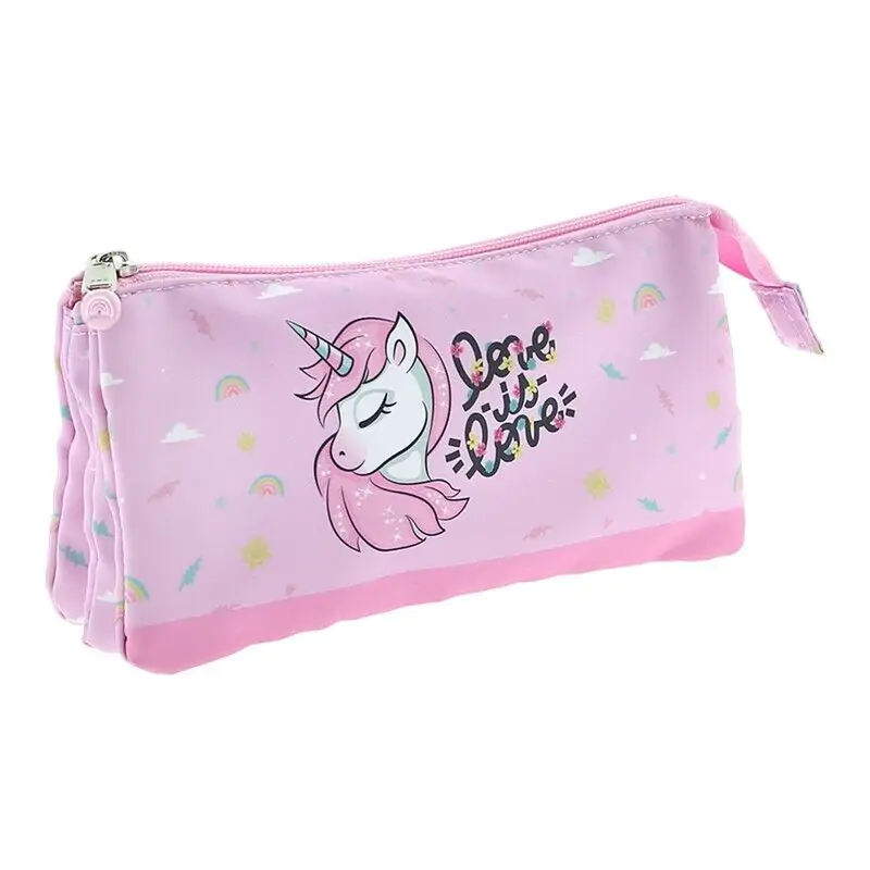 Fantasy Unicorn dreifach Federtasche Produktfoto