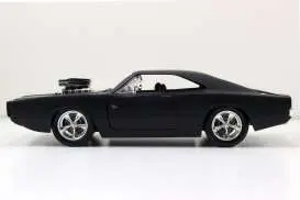 Fast & Furious Diecast Modell 1/24 1970 Dodge Charger Matt Black Produktfoto