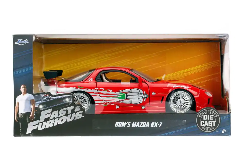 Fast & Furious Diecast Modell 1/24 1993 Mazda RX-7 Produktfoto