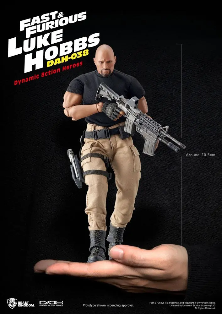 Fast & Furious Dynamic 8ction Heroes Actionfigur 1/9 Luke Hobbs 21 cm Produktfoto