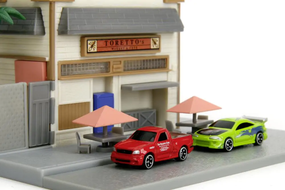 Fast & Furious Nano Metalfigs Nano Scene Diorama Toretto´s Café Produktfoto