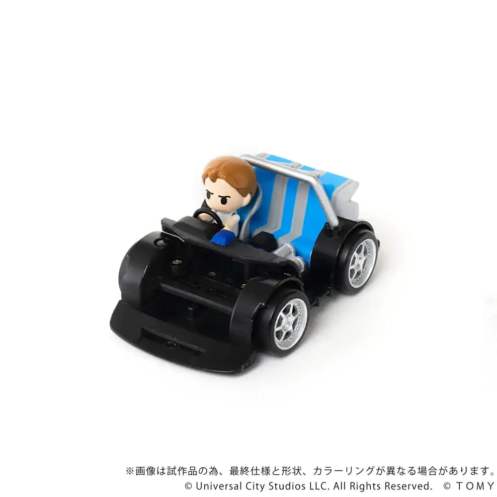 Fast & Furious Q-Village Fahrzeug mit Minifigur Nissan Skyline GT-R (R34) 9 cm Produktfoto