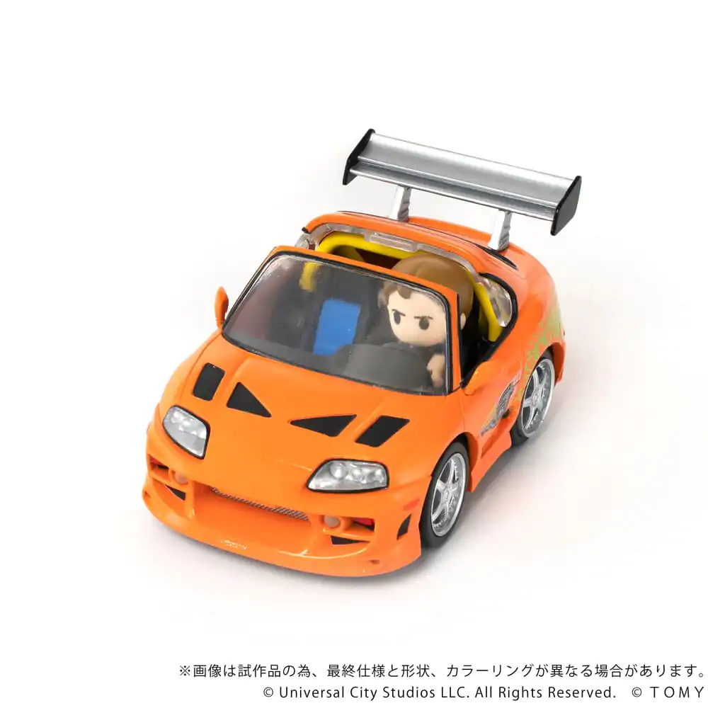Fast &amp; Furious Q-Village Fahrzeug mit Minifigur Toyota Supra JZA80 9 cm Produktfoto