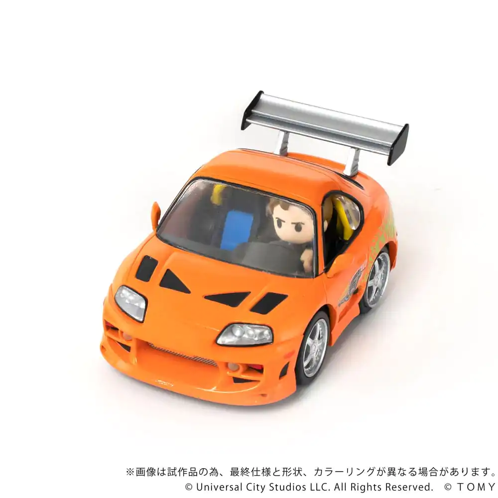 Fast &amp; Furious Q-Village Fahrzeug mit Minifigur Toyota Supra JZA80 9 cm Produktfoto