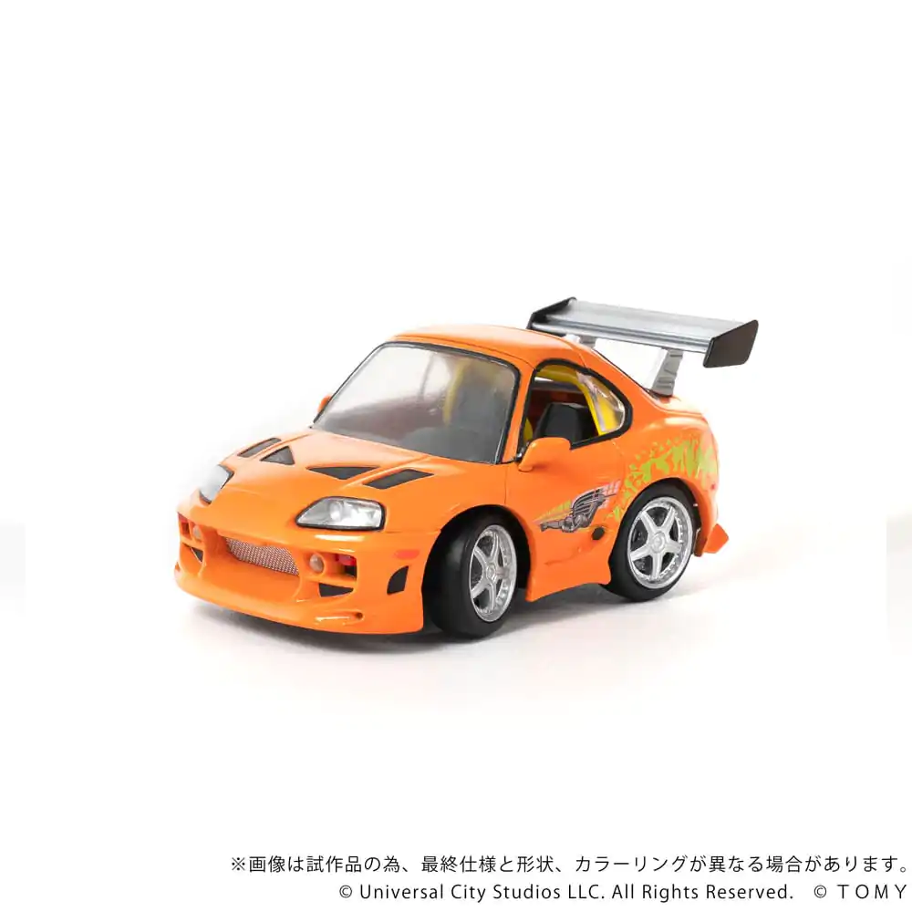 Fast &amp; Furious Q-Village Fahrzeug mit Minifigur Toyota Supra JZA80 9 cm Produktfoto