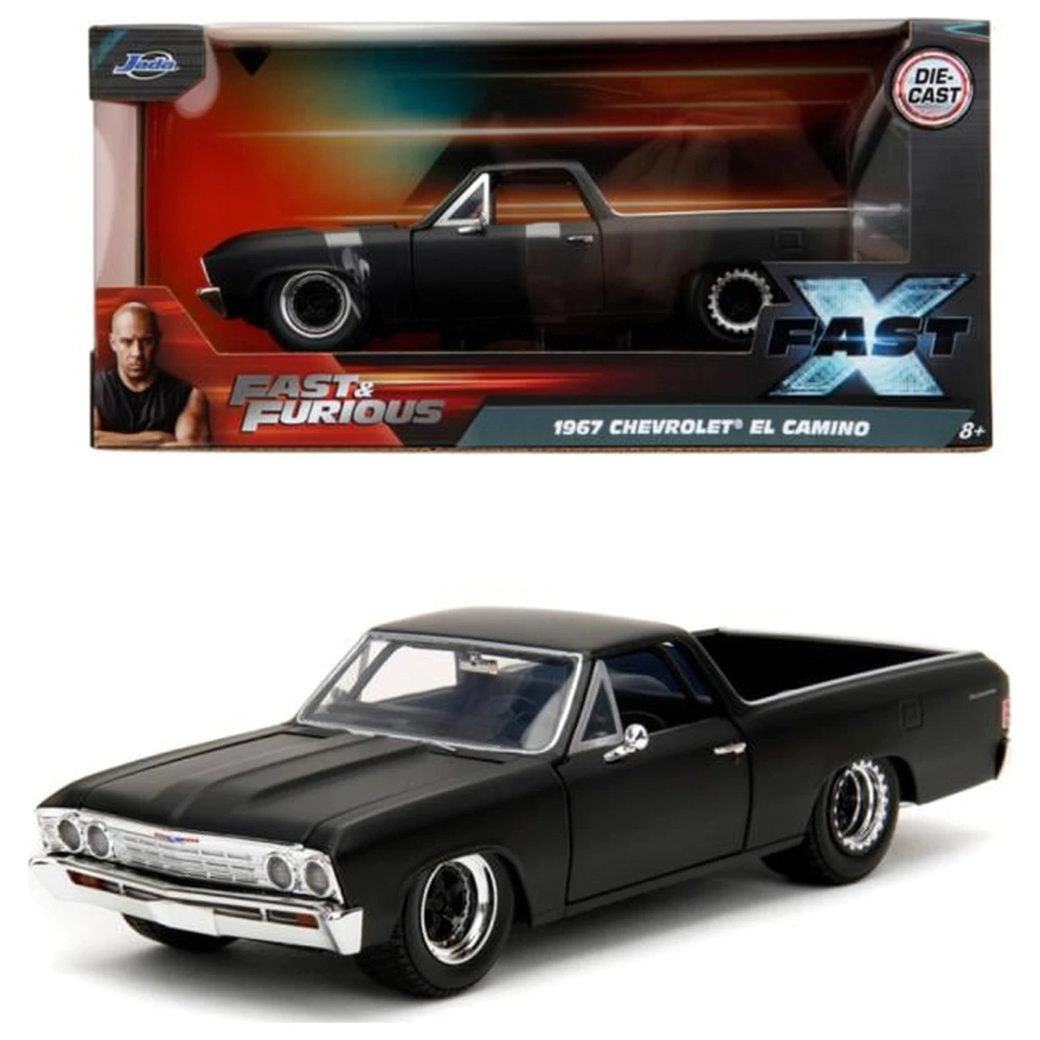 Fast & Furious 1967 El Camino (F10) Modellauto im Maßstab 1:24 Produktfoto