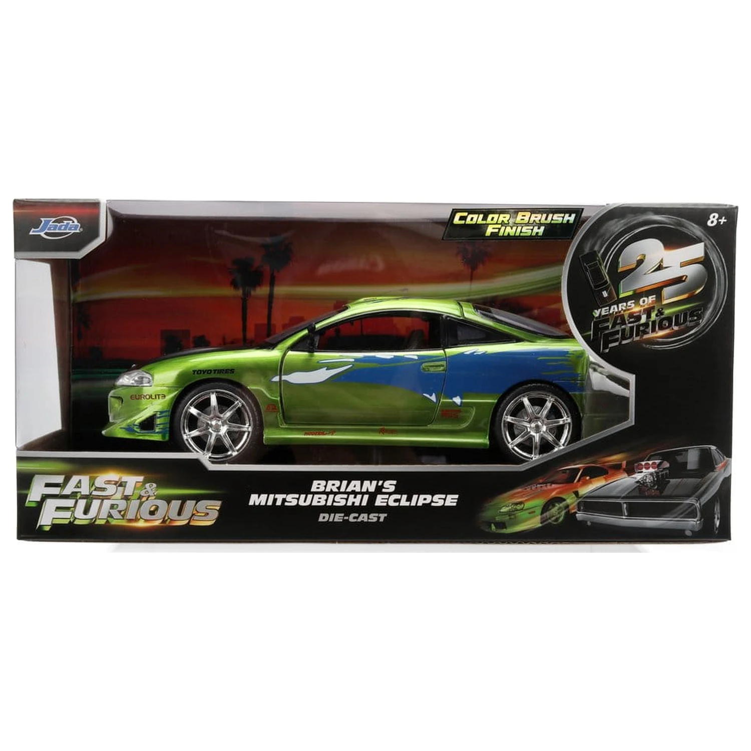 Fast & Furious Diecast Fahrzeug 1:24 Anniversary Mitsubishi 19 cm Produktfoto