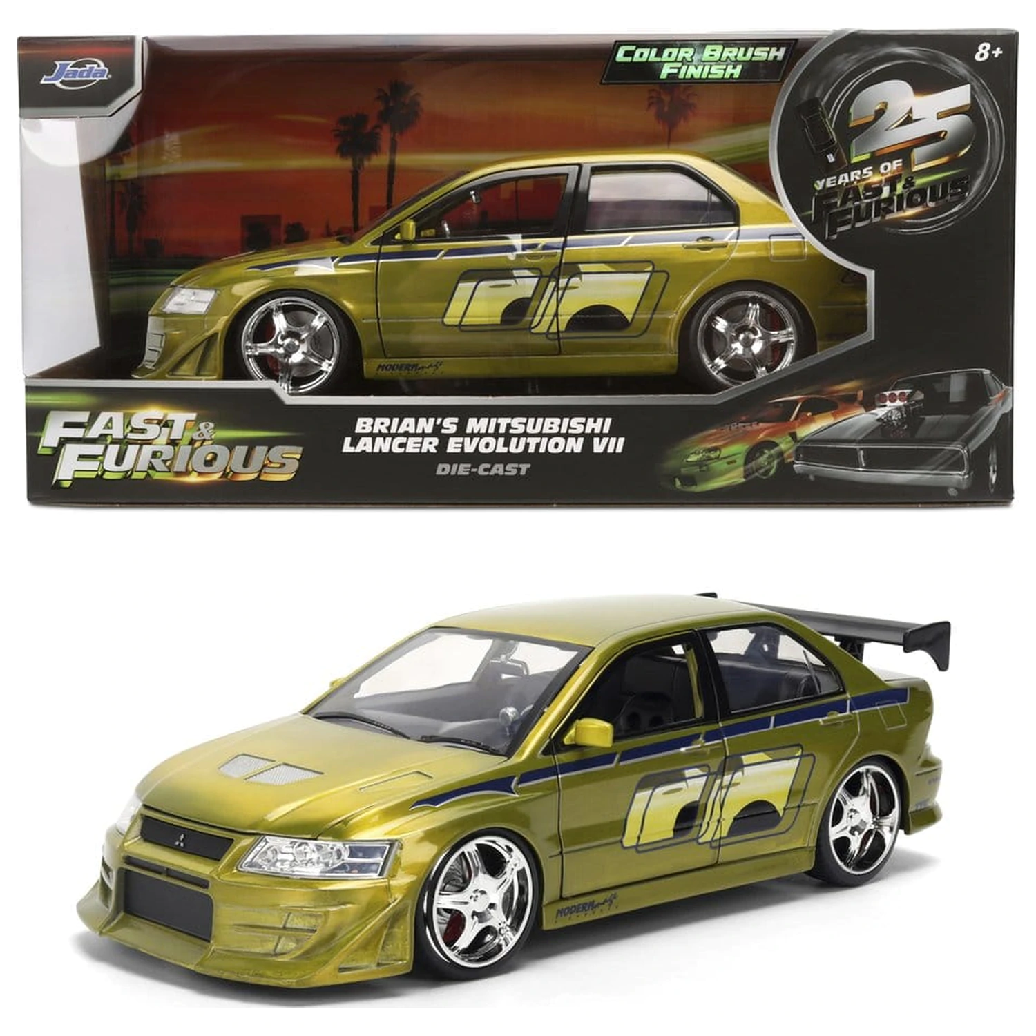 Fast & Furious Diecast Modell 1/24 Anniversary Mitsubishi Produktfoto