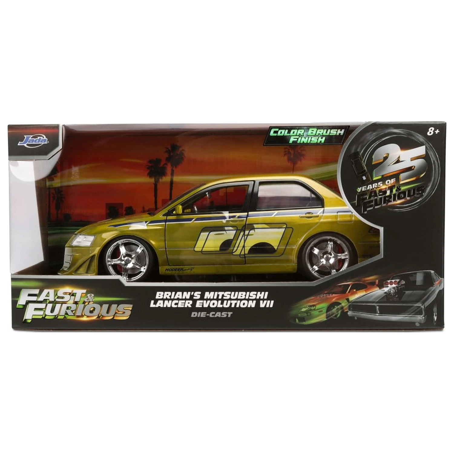 Fast & Furious Diecast Modell 1/24 Anniversary Mitsubishi Produktfoto
