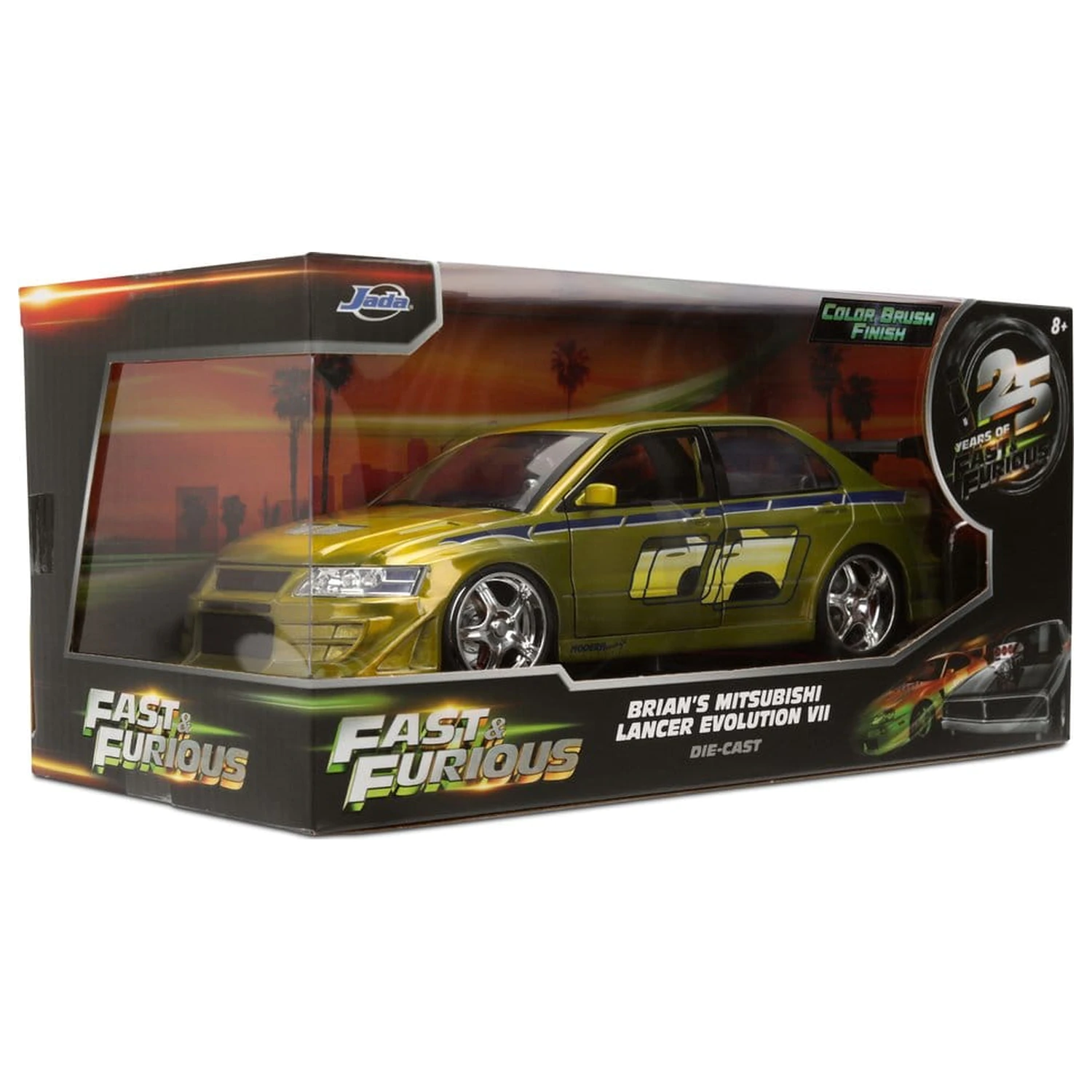 Fast & Furious Diecast Modell 1/24 Anniversary Mitsubishi Produktfoto