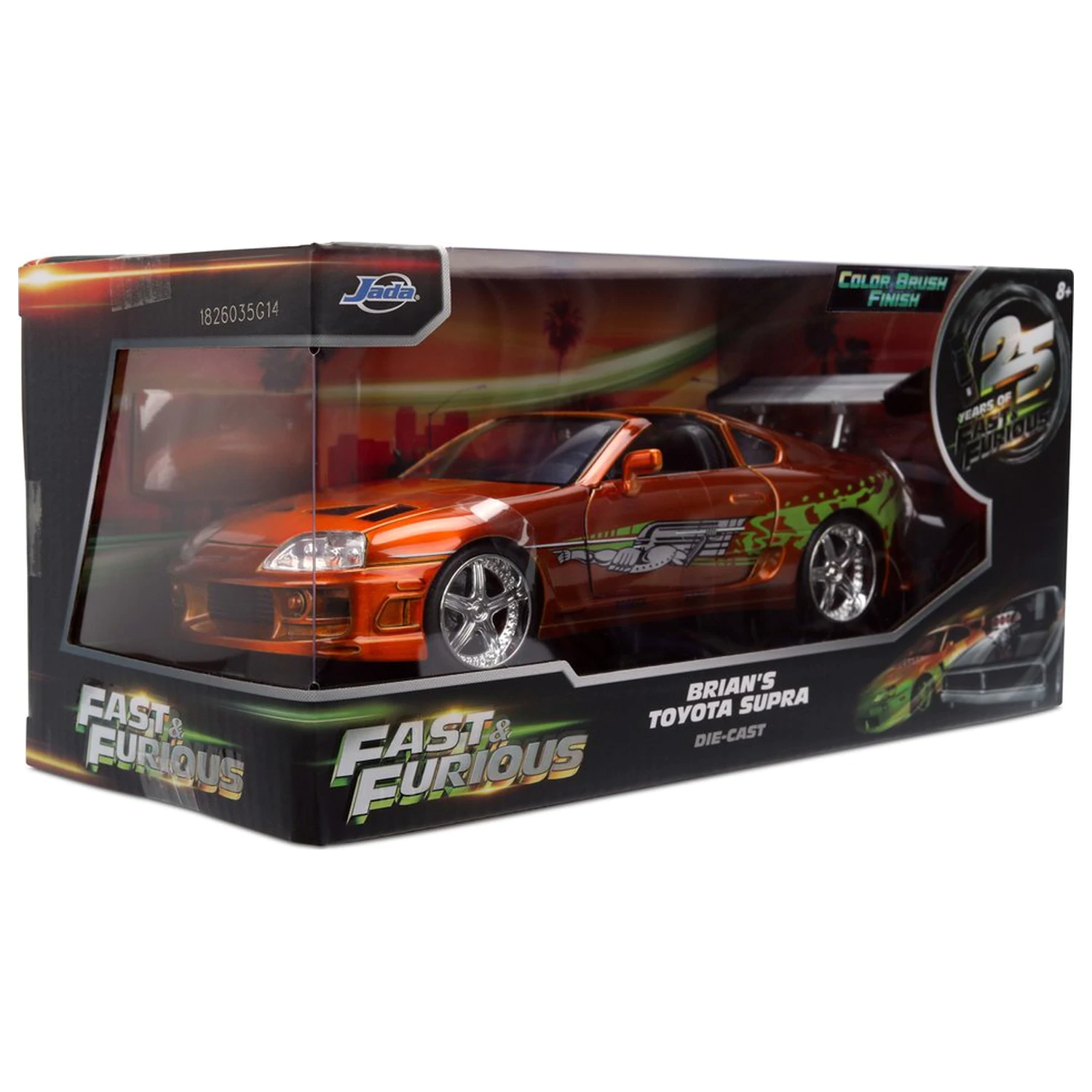Fast & Furious Diecast Modell 1/24 Anniversary Toyota Supra Produktfoto