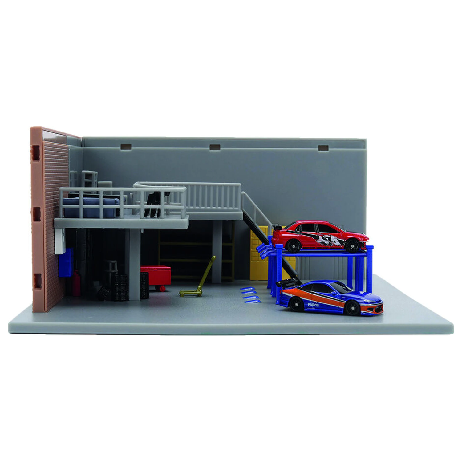 Fast & Furious Hans Garage Diorama Nachbildung Produktfoto