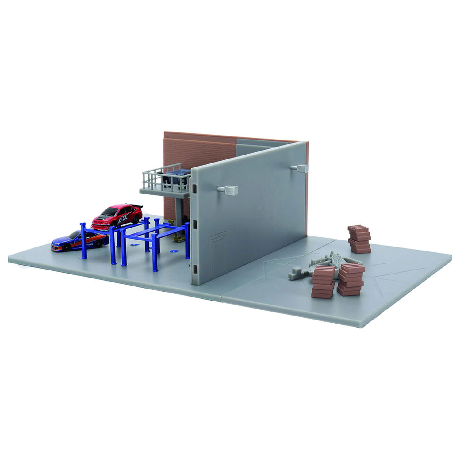 Fast & Furious Hans Garage Diorama Nachbildung Produktfoto