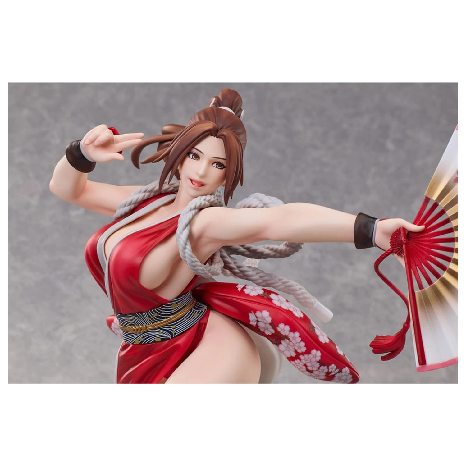 Fatal Fury: City of the Wolves B-Style PVC Statue 1/4 Mai Shiranui: Dance of the Cherry Blossom Storm Suzaku 40 cm Produktfoto