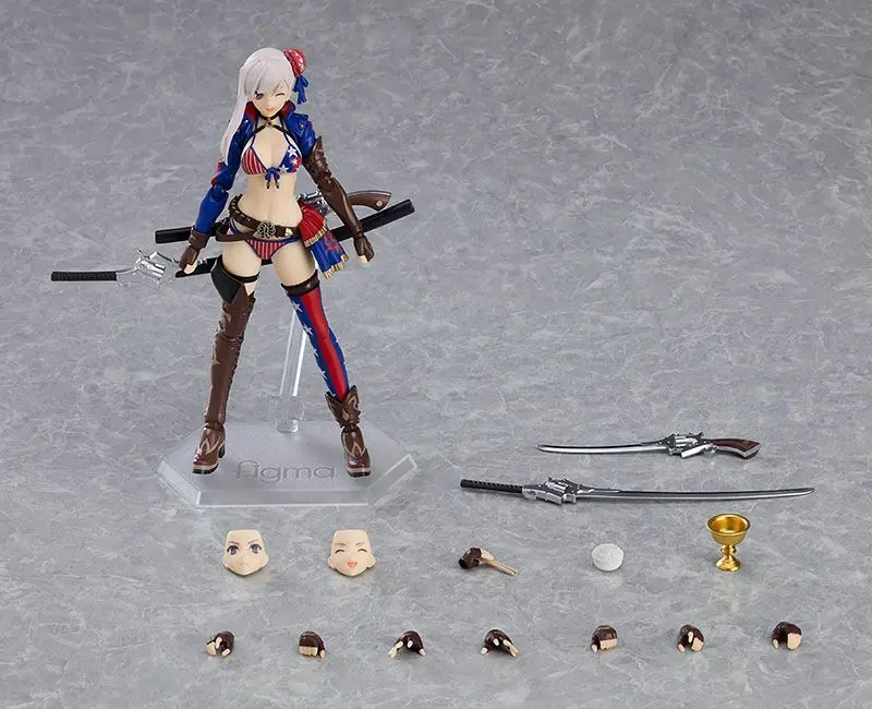 Fate/Grand Order Figma Actionfigur Berserker/Miyamoto Musashi 15 cm Produktfoto