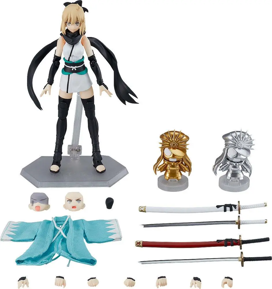 Fate/Grand Order Figma Action Figur Saber/Okita Souji Ascension Version 14 cm Produktfoto