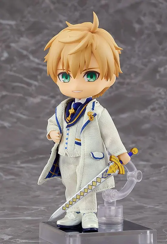 Fate/Grand Order Nendoroid Doll Actionfigur Saber/Arthur Pendragon (Prototype): Costume Dress White Rose Ver. 14 cm Produktfoto