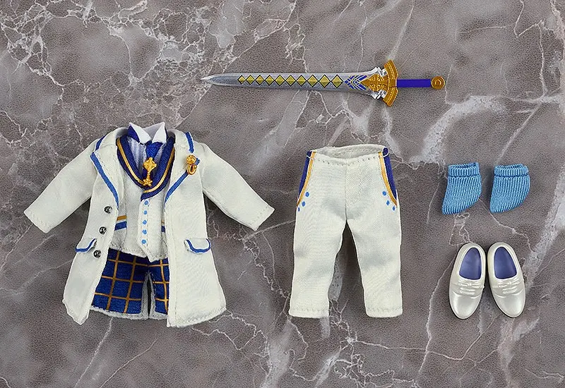 Fate/Grand Order Nendoroid Doll Actionfigur Saber/Arthur Pendragon (Prototype): Costume Dress White Rose Ver. 14 cm Produktfoto