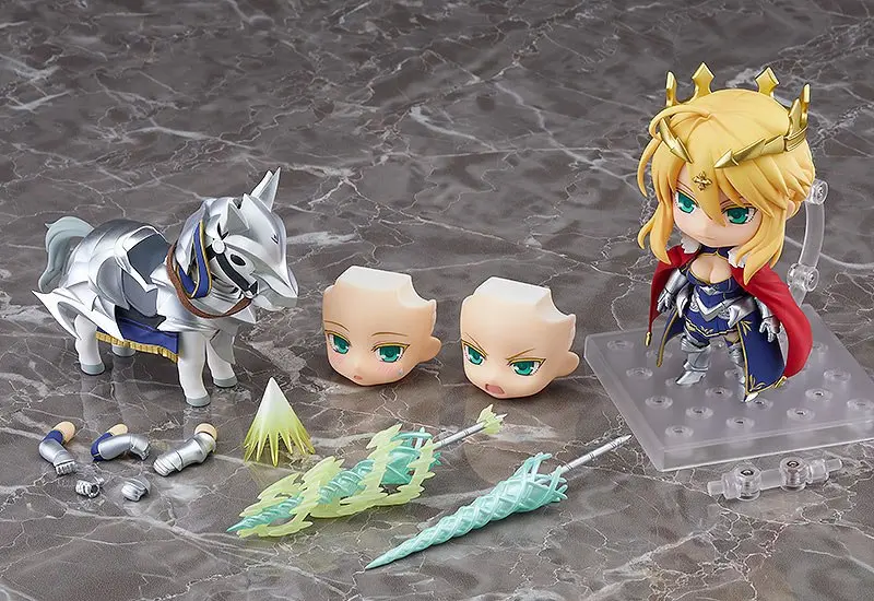 Fate/Grand Order Nendoroid Action Figur Lancer/Altria Pendragon &amp; Dun Stallion 10 cm Produktfoto