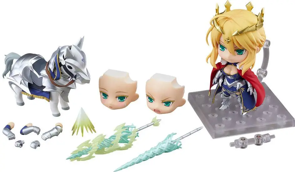 Fate/Grand Order Nendoroid Action Figur Lancer/Altria Pendragon &amp; Dun Stallion 10 cm Produktfoto