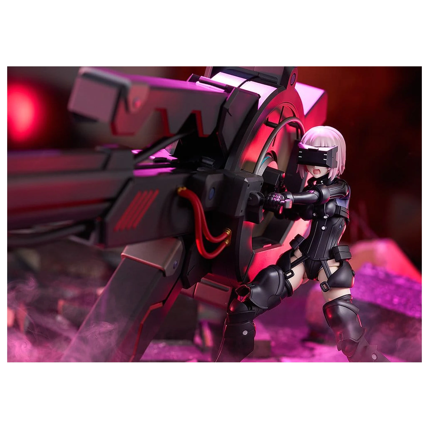 Fate/Grand Order Plamatea Plastikmodellbausatz Shielder/Mash Kyrielight (Ortinax) Black Barrel Edition 17 cm Produktfoto