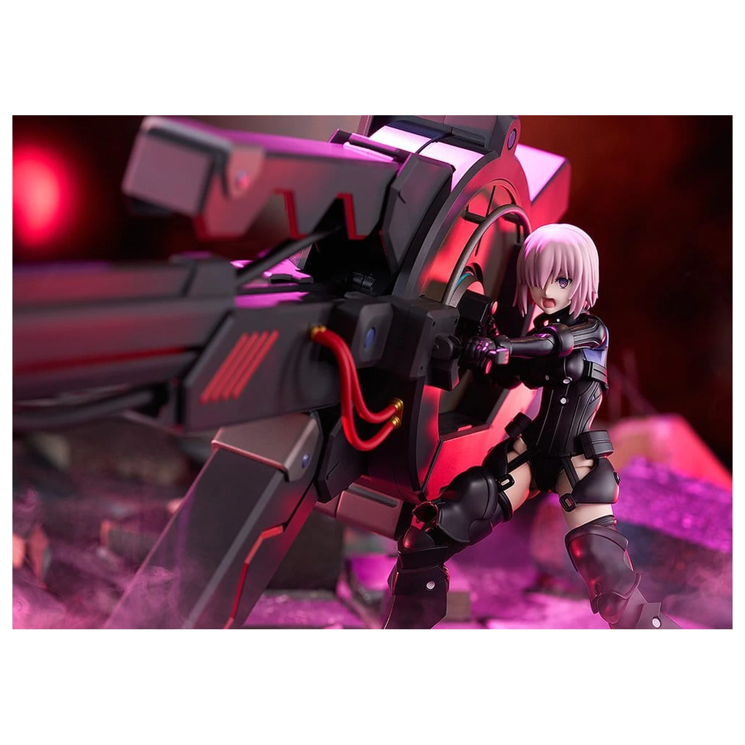 Fate/Grand Order Plamatea Plastikmodellbausatz Shielder/Mash Kyrielight (Ortinax) Black Barrel Edition 17 cm Produktfoto