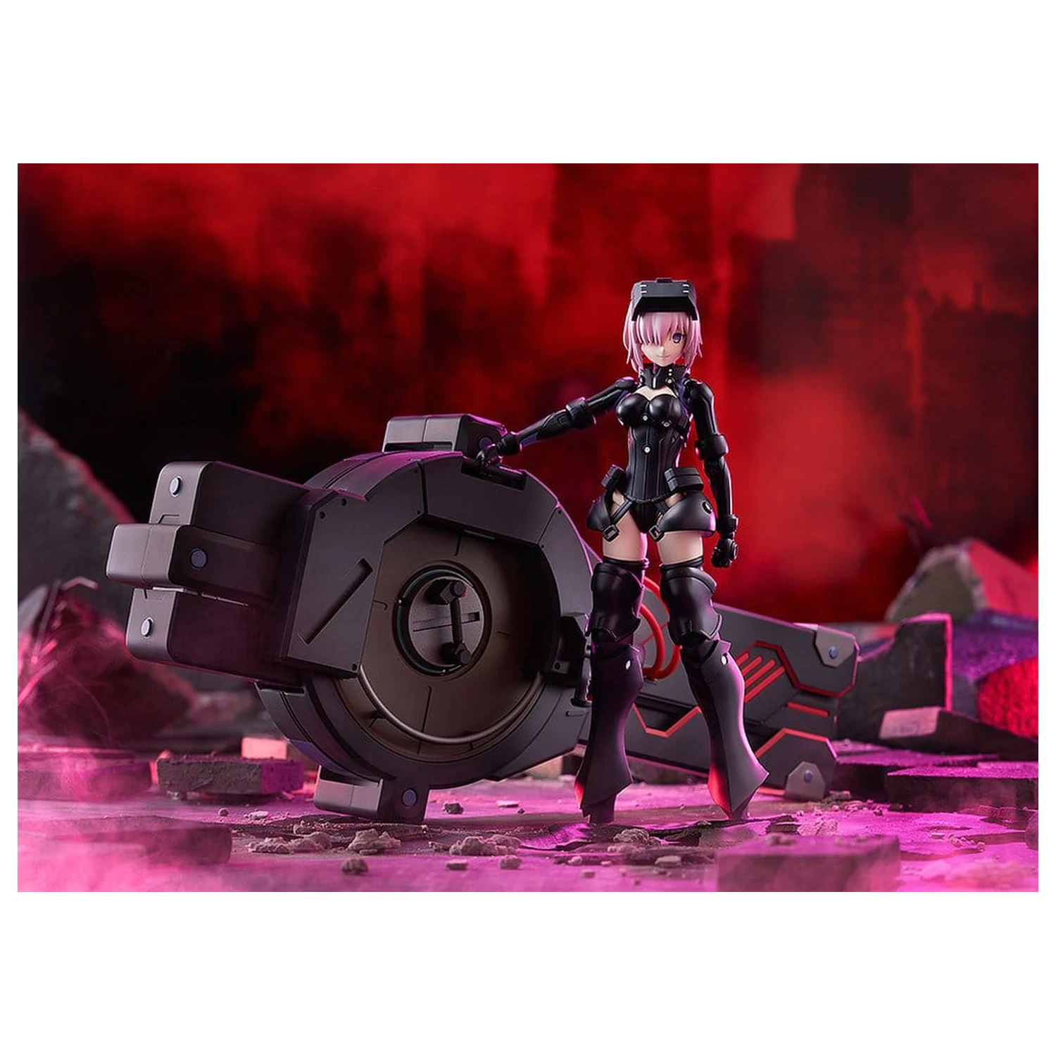 Fate/Grand Order Plamatea Plastikmodellbausatz Shielder/Mash Kyrielight (Ortinax) Black Barrel Edition 17 cm Produktfoto