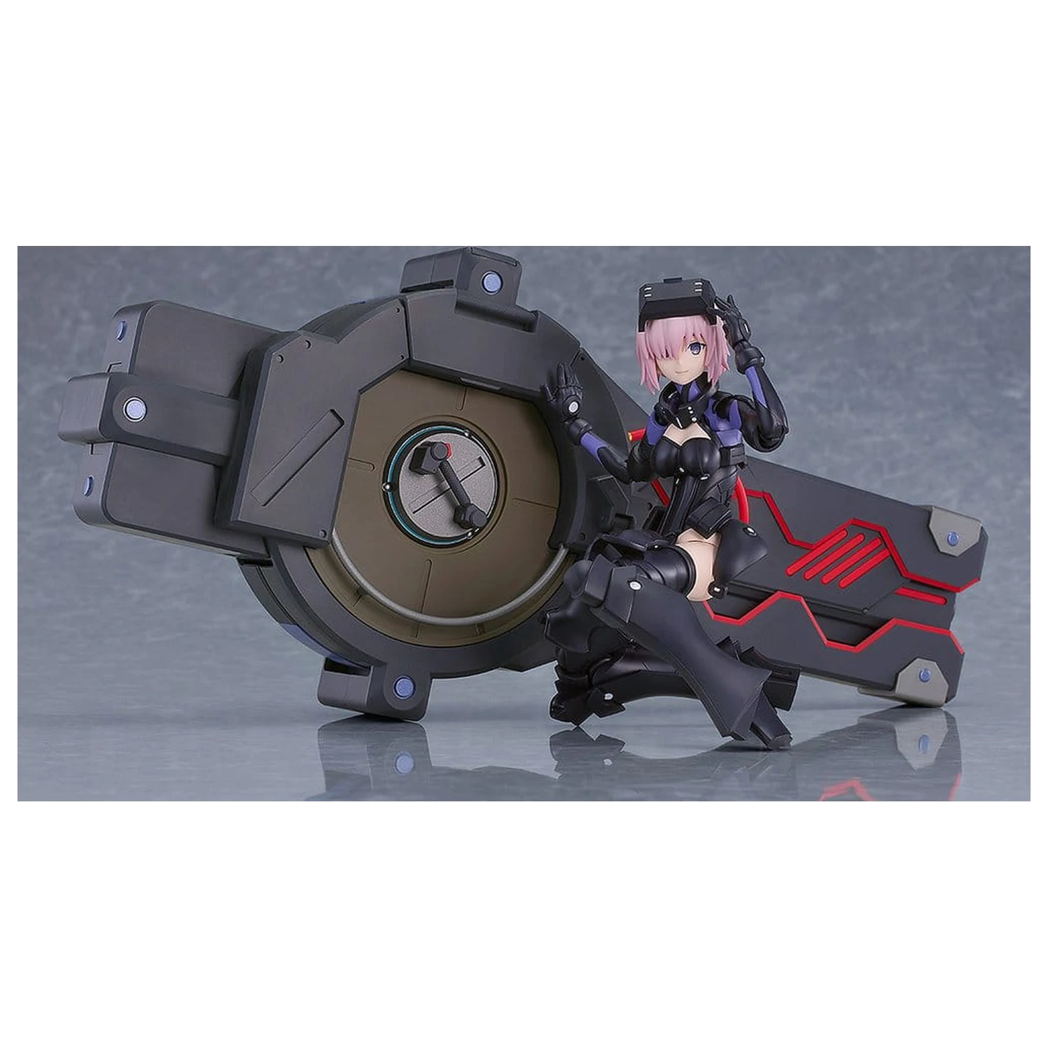 Fate/Grand Order Plamatea Plastikmodellbausatz Shielder/Mash Kyrielight (Ortinax) Black Barrel Edition 17 cm Produktfoto